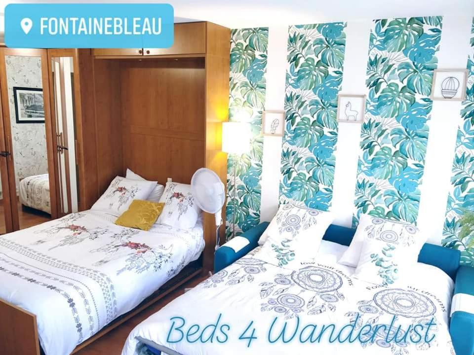 Studio Royal By Beds4Wanderlust - Place Du Marche Avec Parking Prive Fontainebleau Værelse billede